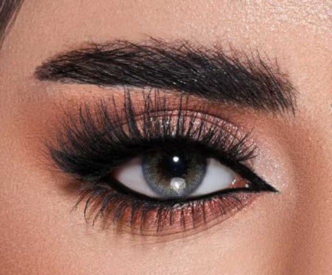 DAHAB SMOKEY MONTHLY COLOR CONTACT LENSES - 2 PACK