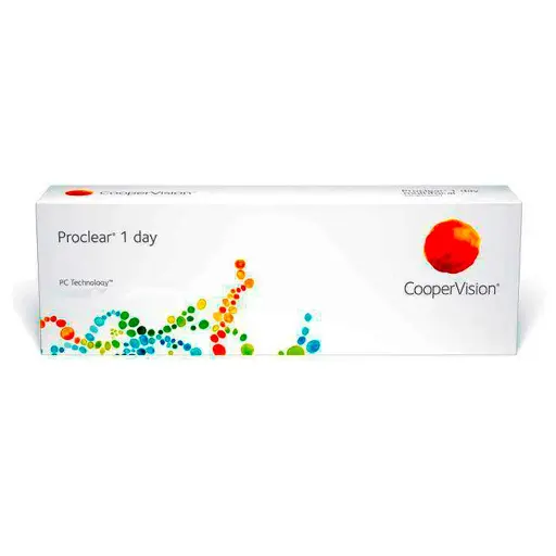 PROCLEAR 1 DAY DAILY CLEAR CONTACT LENSES – 30 PACK