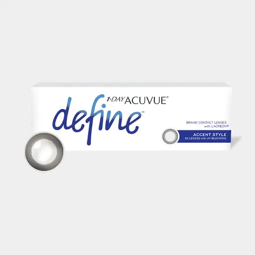 ACUVUE DEFINE ACCENT STYLE DAILY COLOR CONTACT LENSES – 30 PACK