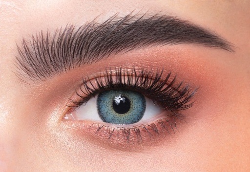 DAHAB LUMIRERE BLUE MONTHLY COLOR CONTACT LENSES - 2 PACK
